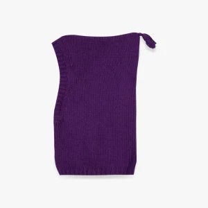 Cagoule - Violette en tricot