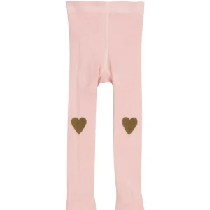 Collants - Rose cœur