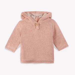 Burnou - bébé fille rose