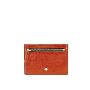 Porte-Cartes et Monnaie PARIS BELEM en Cuir Crispy Rouille