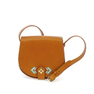 Sac LE MAMOUR MALGA en Cuir Camel