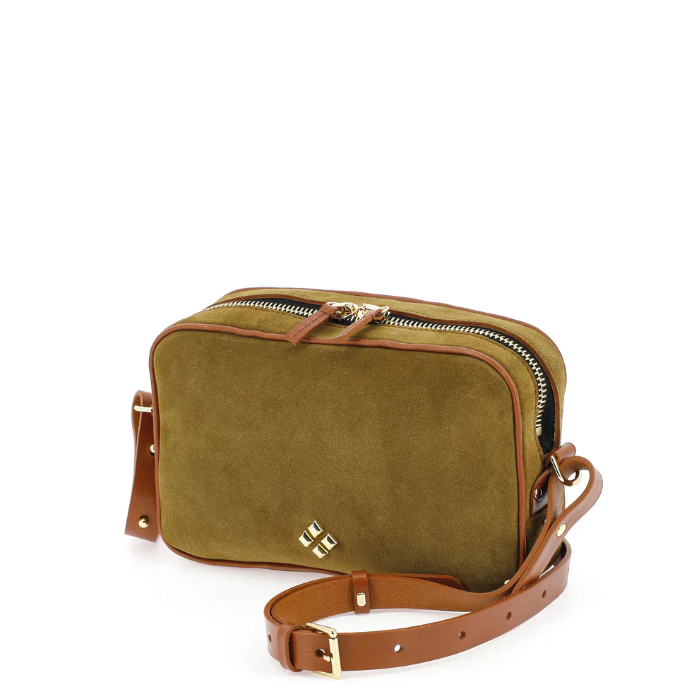 Sac LE FAUSTINE en Velours Tobacco – Image 3