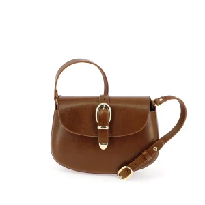 Sac LE COURCY FRIEDA en Cuir Marron Vintage
