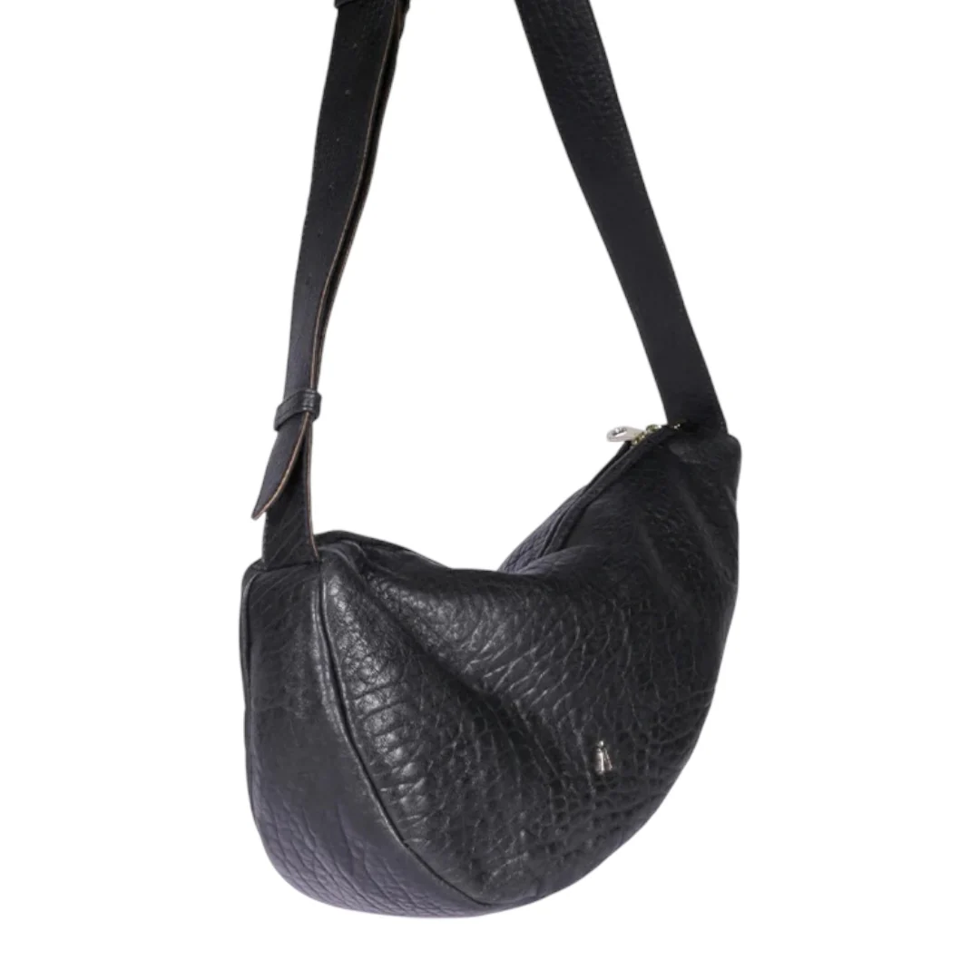 Sac HORSE en Cuir Bubble Noir – Image 5