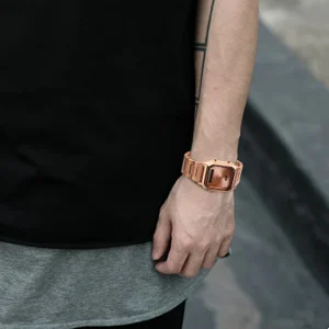 Montre Homme Business Rétro Classique - Bracelet Acier Électronique