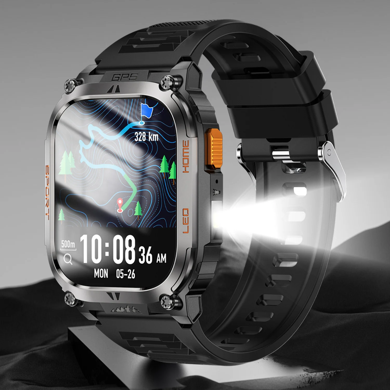 Bracelet Connecté GPS QX18 - Sport Santé LED Suivi Activité – Image 4