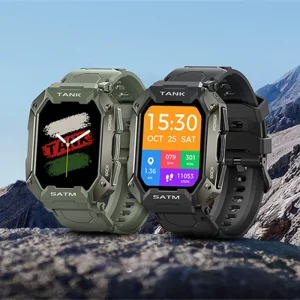 Montre Connectée Outdoor Étanche 5ATM IP69K - Bluetooth Sport