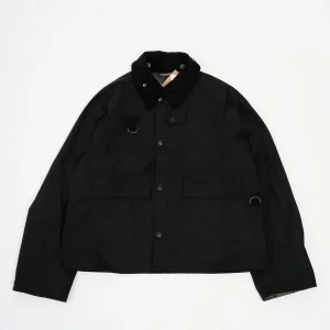 Barbour Modified Spey Wax Jacket Black