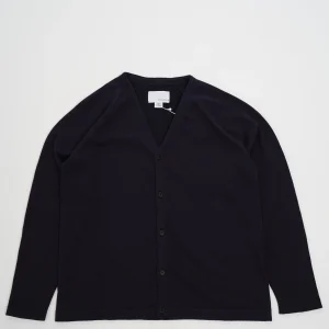 Cotton Cashmere Cardigan Navy
