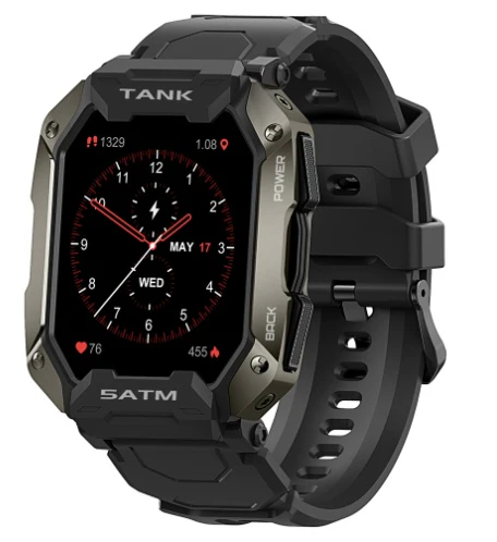Montre Connectée Outdoor Étanche 5ATM IP69K - Bluetooth Sport – Image 9