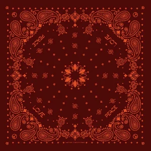 Bandana de Soie Fudge / Paprika