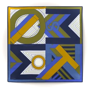 Foulard en Soie Navy / Blue