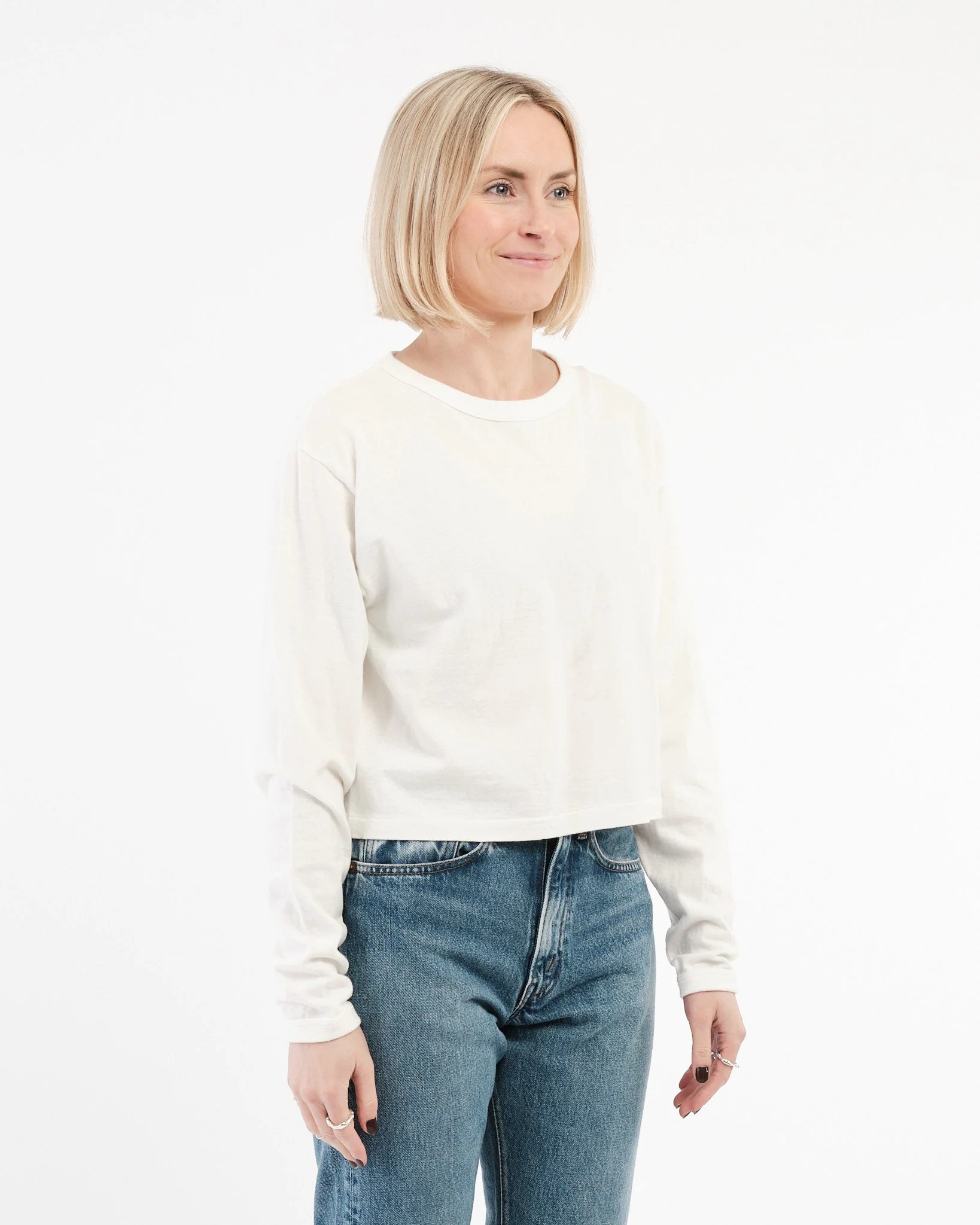 Hi'aka LS T-Shirt Off White – Image 3