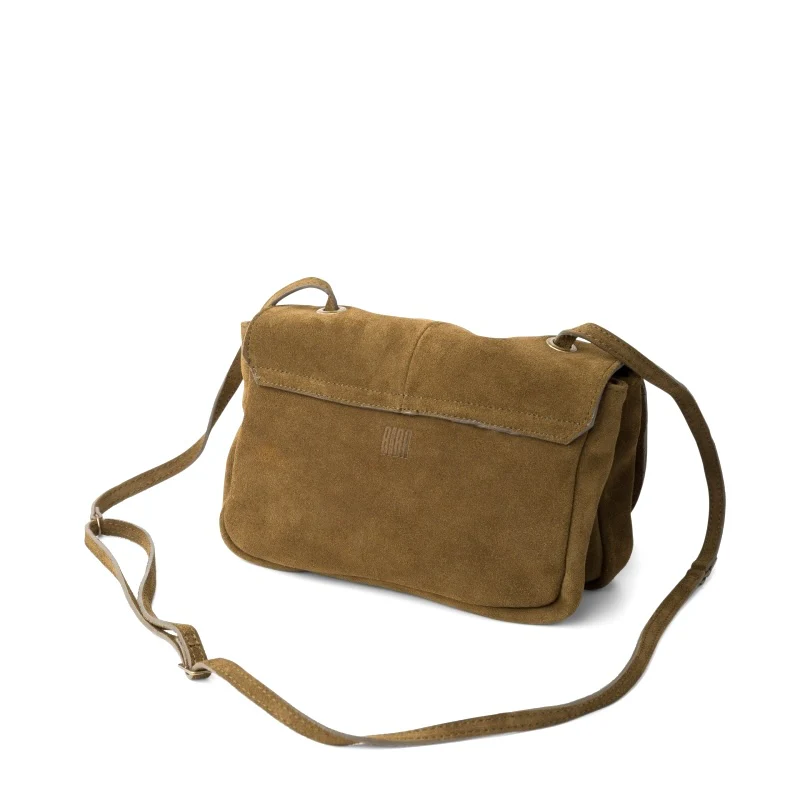 Petit Sac Bandoulière en Daim Kaki – Image 5