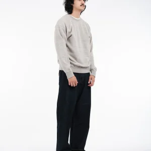 Loop Wheel Crew Neck Sweatshirt Heather Gray